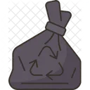 Waste Bag Recycle Icon