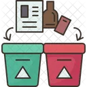 Waste Management Sorting Icon