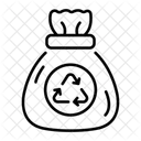 Waste Bag Trash Garbage Icon