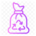 Waste Bag Recycling Icon