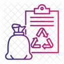 Waste Consignment Note Trash Can Garbage Icon