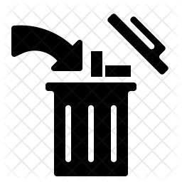 Waste Elimination Icon - Download in Glyph Style