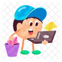 Postal Service Mail Service Mail Carrier Icon