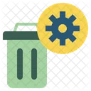 Waste Management Bin Icon