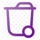 Waste Rubbish Container Icon