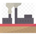 Waste Factory Industrial Icon