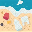 Waste Plastic Problem Icon
