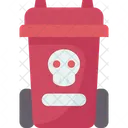 Waste Dangerous Dumpster Icon