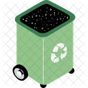 Waste Management Sustainable Energy Solar Icon