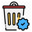 Waste Management Waste Recycle Bin Icon