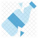 Waste Plastic Bottle Water Pollution Icon