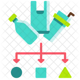 폐기물 분류  아이콘