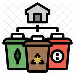 Waste Sorting  Icon