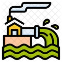 Waste Water Ocean Pollution Water Pollution Icon