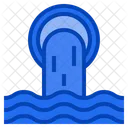 Waste Water Disaster Nature Pollution Icon