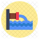 Waste Water Water Drainage Sewage Treatment Icon