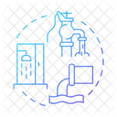 Wasteful use of water  Icon