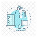 Wasteful Use Water Water Scarcity Icon