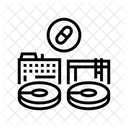 Wastewater Treatment Plant Icon