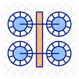 Wastewater treatment station  Icon