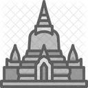 Wat Phra Kaew Pagoda Temple Icon