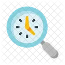 Magnifiers Watch Clock Icon