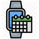 Watch Calendar Smart Schedule Smart Management Icon