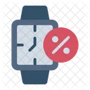 Watch Sale Discount Icon