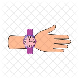 Watch in hand  Icon