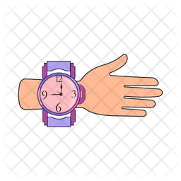 Watch in hand  Icon