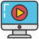 Web Streaming Online Icon