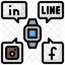 Watch Social Media Smart Social Media Social Media Icon