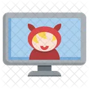 Watching Anime  Icon
