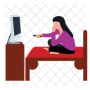 Watching Television Watch Icon