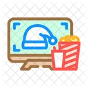 Watching Holiday Movies Icon