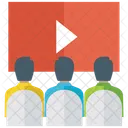 Watching Movie Entertainment Leisure Activity Icon