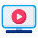 Watching Movie Video Icon