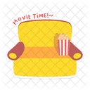 Watching Movies Seat  Icon