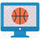 Watching Online Screen Computer Icon
