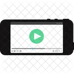 Watching Online Video  Icon