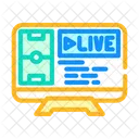 축구 생중계 시청 아이콘