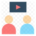 Watching Video  Icon