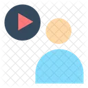 Watching Video  Icon