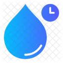 Water Water Drop Time Icon