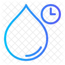 Water Water Drop Time Icon