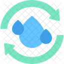 Water Recycle Renewable Icon