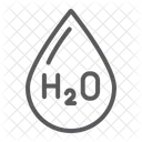 Water Formula Chemical Icon
