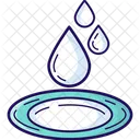 Water Water Drops Rain Drops Icon