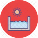 Water Falling River Icon