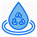 Water Drop Recycle Icon